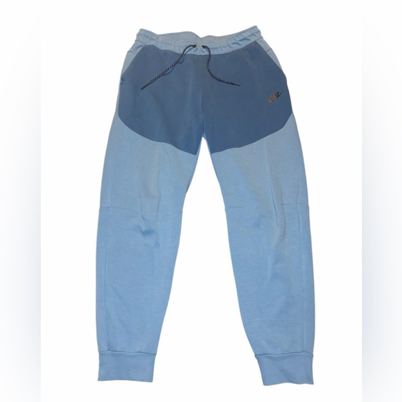 Nike tech fleece blue mens L joggers